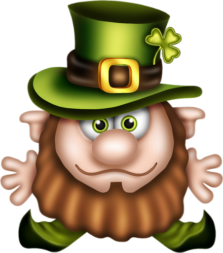 ♣ Tube Png St Patrick 17 Mars Irish Leprechaun Png ♣