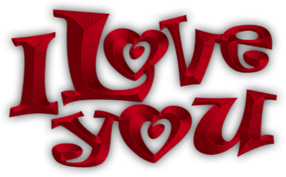 ♥ I Love You, png transparent, tube Saint Valentin ♥