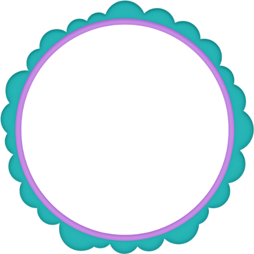 Cadre Bleu Png Marco Redondo Png Round Frame Png