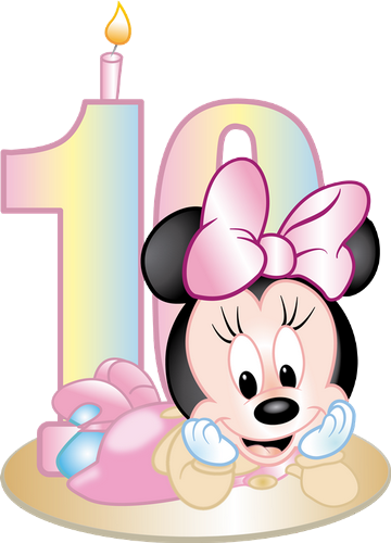 Bougie anniversaire Disney - Birthday candle png - 10