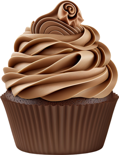 Tube gâteau cupcake png Chocolate small cake clipart