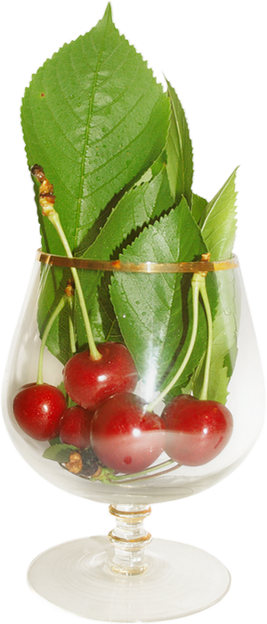 Cerises png : tube fruit, verre - Cherries png - Cerezas