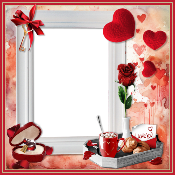 Cadre De La Saint Valentin Png