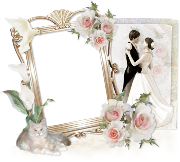 Cadre Mariage Wedding Frame Png Marco De Boda