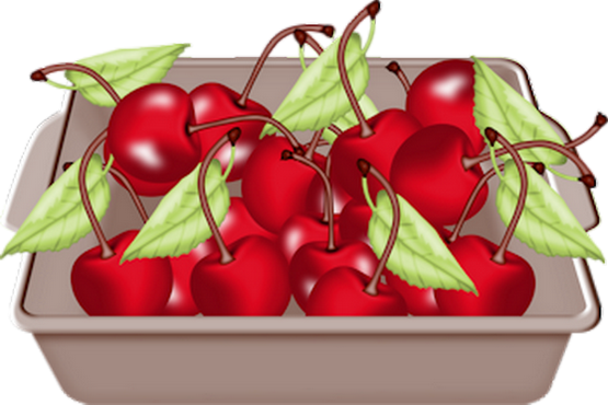 Tube fruit, cerises png ; Cherries clipart ; Cerezas png