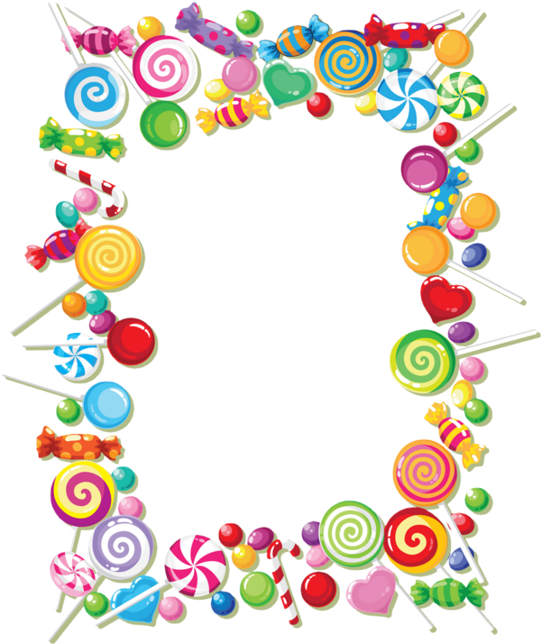 Candy Frame Png Png Image Collection
