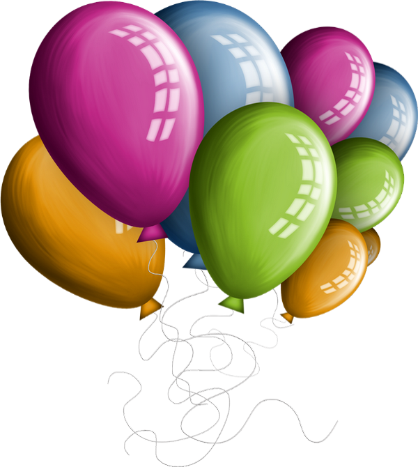 Ballons Png Tube Anniversaire Fêtes Balloons Clipart