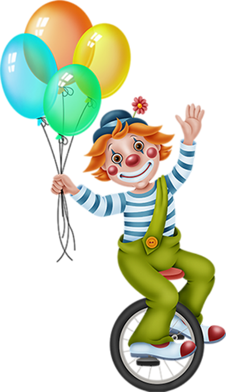 Tube Clown Png Cirque Anniversaire Clown Clipart Png