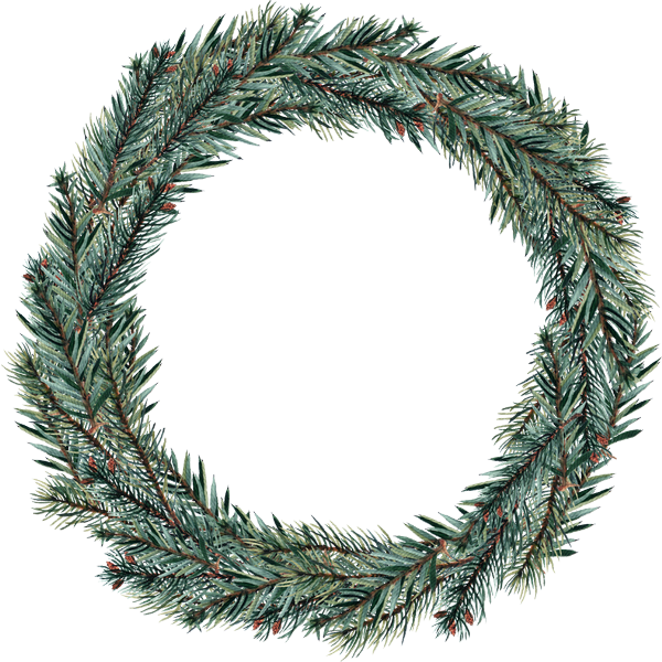 Couronne de Noël png - Guirlanda - Weihnachtskranz png 