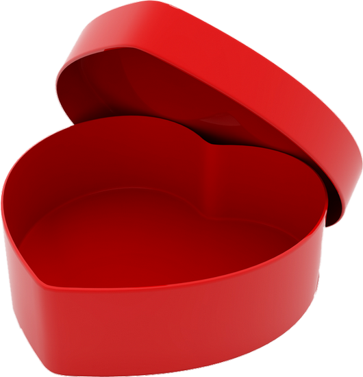 Boite coeur png - Valentine's day : heart boxe png
