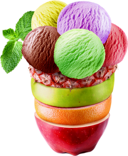Fruits Glace Png Tube Gourmandise Dessert Ice Cream