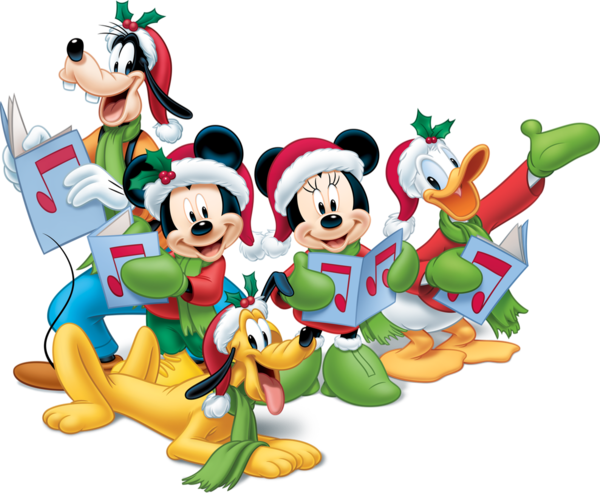 ❄️ Chants de Noël Disney png, Mickey & ses amis png ❄️