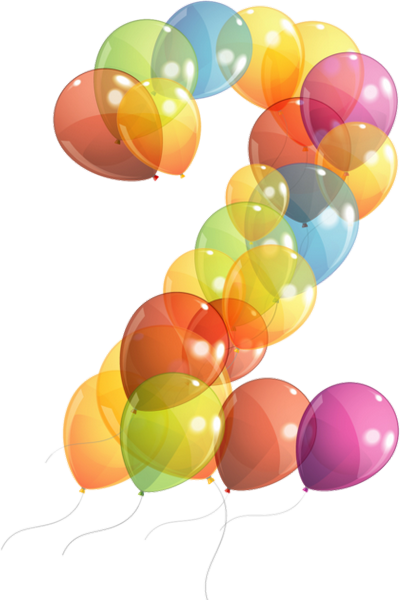 Ballons d'anniversaire png : 2 - Birthday balloons png