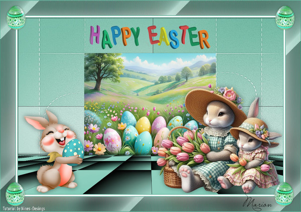 ✿ Happy Easter, création Pâques de Marion ✿