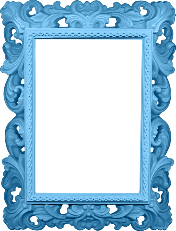 Cadre bleu png - Blue frame png - Rahmen png - Ramka