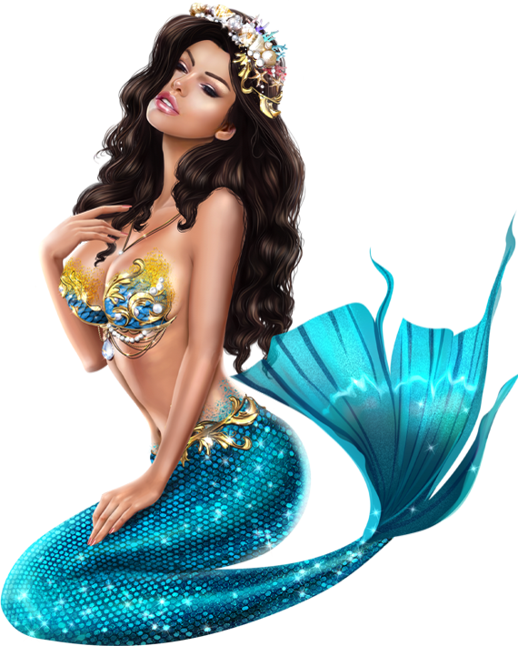 Tube sirène png, mer, océan _ Mermaid transparent png