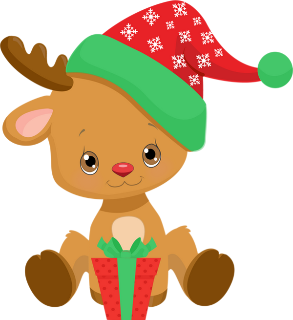 ❄️ Tube Noël, renne png - Christmas reindeer clipart ❄️