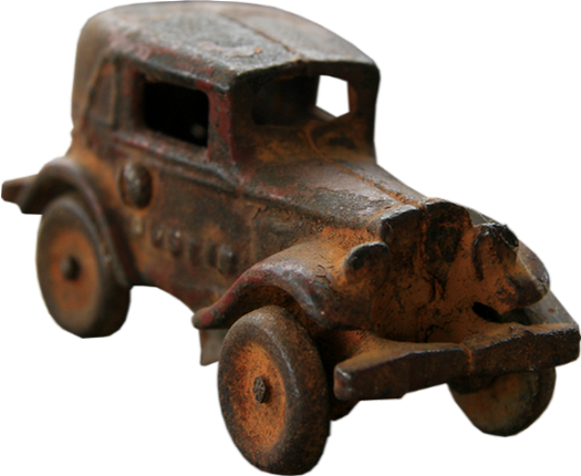 Voiture png transparent, tube jouet vintage - Toy car png