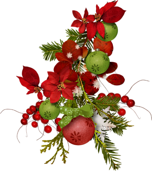 Tube Noël, Nouvel An ; Holidays cluster, Christmas png