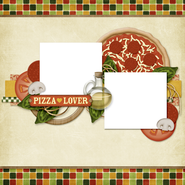 Cadre photo png, pizza Rahmen Frame png Marco
