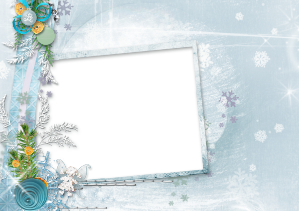 ❄️ Cadre photo Noël, hiver . Xmas frame png, winter ❄️