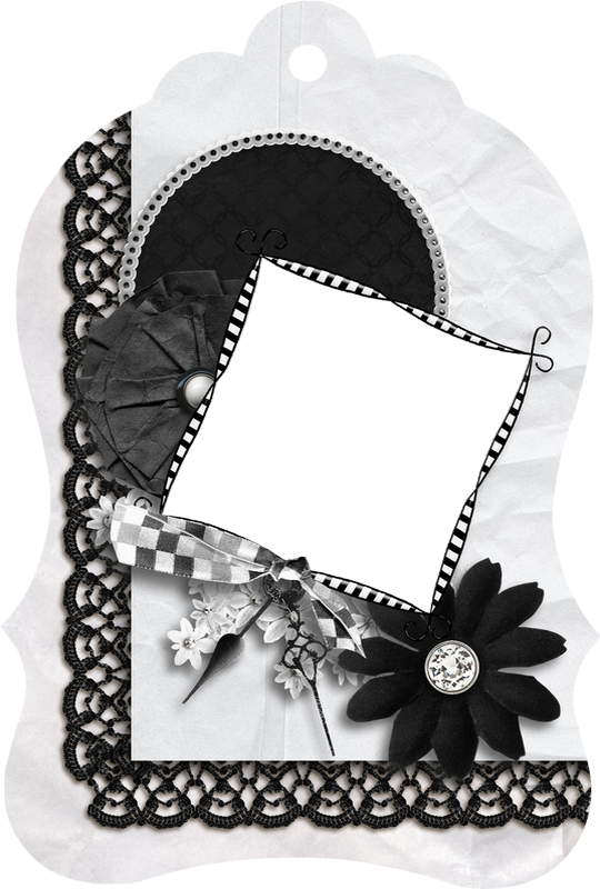 Cadre Png Noir Et Blanc Black And White Frame Png 7434