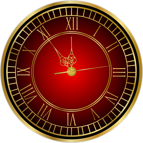 R Veillon Horloge Png Pendule New Year S Clock Clipart