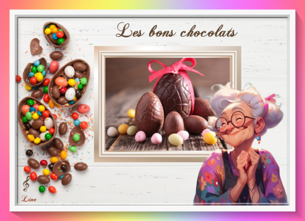 ✿ Chocolats de Pâques, création de Line_Easter image ✿