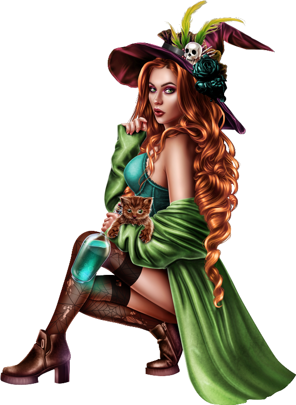 Sorci Re Png Tube Halloween Strega Witch Png Bruja