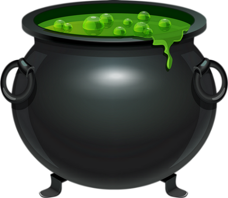 Tube chaudron de sorcière - Witch's cauldron - Halloween