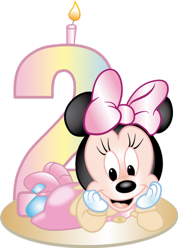 Bougie anniversaire Disney - Birthday candle png - 2