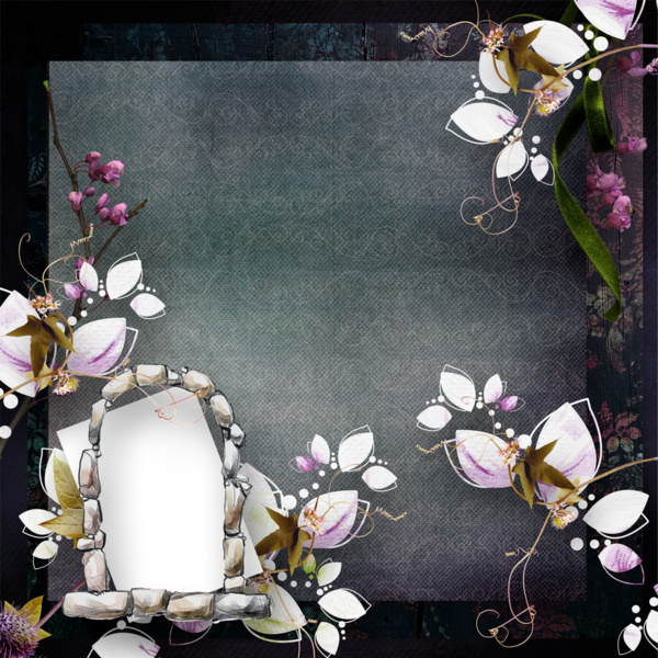 Scrapbooking, cadre png ; Quick page, digital scrapbook