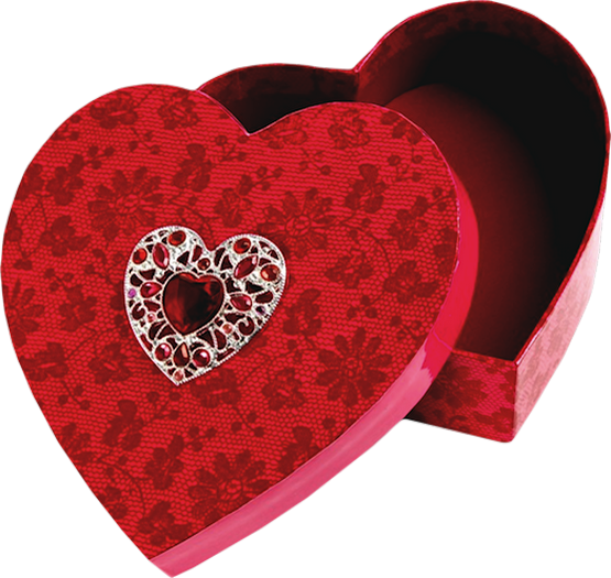 Boite coeur png - Valentine's day : heart boxe png
