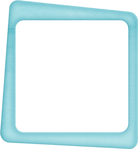 Scrap : cadre bleu png - Marco png - Blue frame png