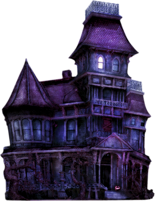 Mansion Hantée Pour Les Maisons D'Halloween Dans Une Illustration De Anime Vectoriel 289467754