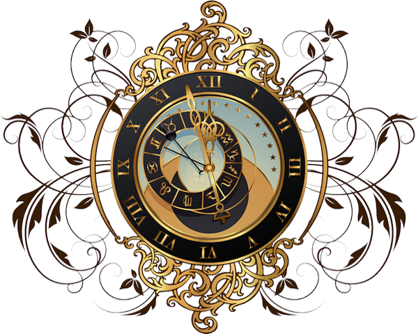 Nouvelle Ann E Tube Horloge New Year S Clock Png