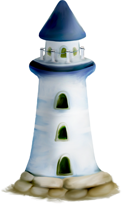 Tube mer, plage, vacances : phare png - Sea scrapbook