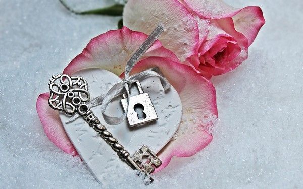 Amour : fond d'écran - Wallpaper of desktop : Valentine