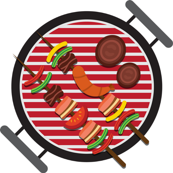 Dessin png gril barbecue, brochettes, grillades, BBQ Gril barbecue, dessin png, BBQ party, grillades, clipart