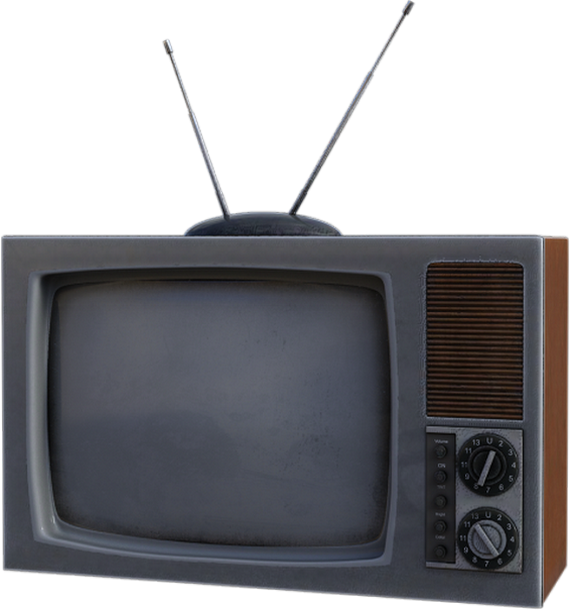 Télévision png transparent tube TV rétro TV vintage