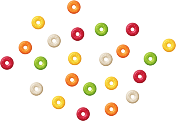 Bonbons multicolores png - Candy scrapbooking