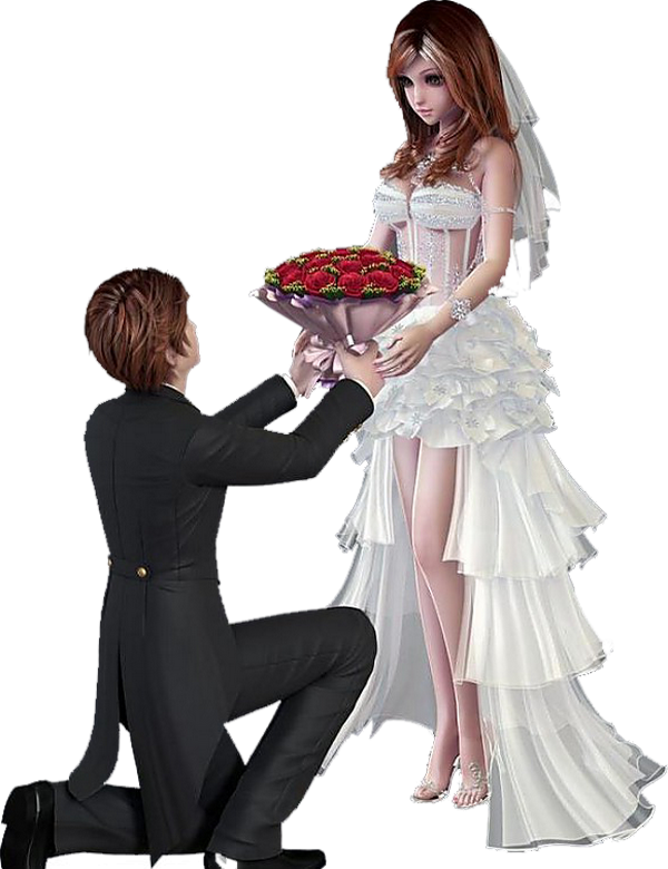 ♥ Mariés Png Tube Mariage Married Couple Clipart ♥ 1308