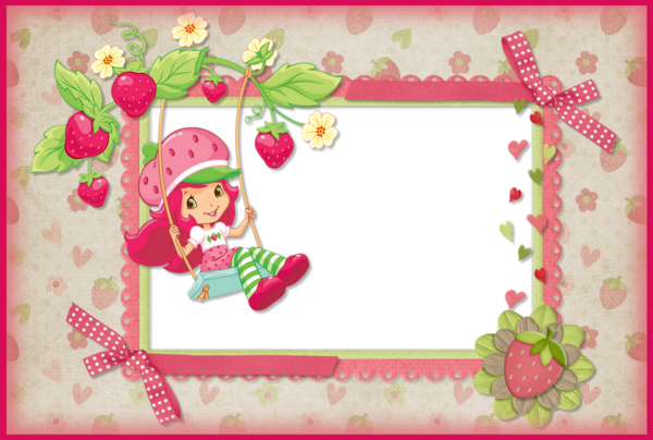 Charlotte Aux Fraises Cadre Strawberry Shortcake Png