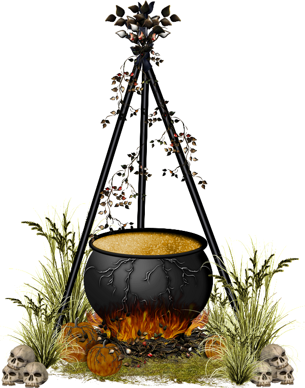 Chaudron de sorcière png - Witch's cauldron - Caldero