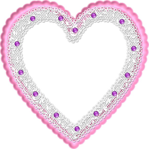 Coeur : cadre png - Heart : frame png - Corazón png