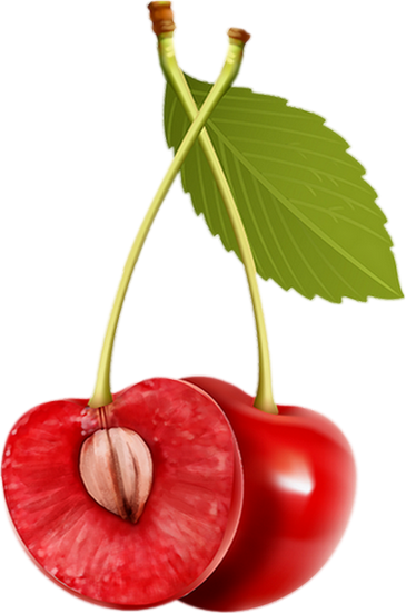 Tube fruit, cerises png . Cherries clipart . Cerezas png