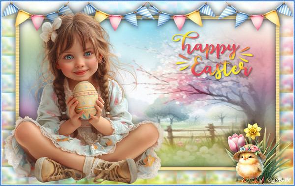 ✿ Happy Easter, création Pâques de Colybrix ✿