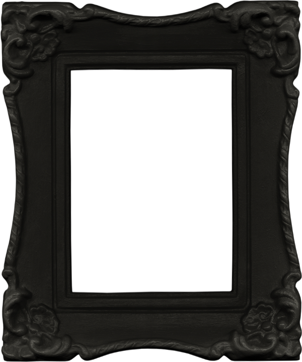 Cadre noir png - Rahmen - Black frame - Marco png