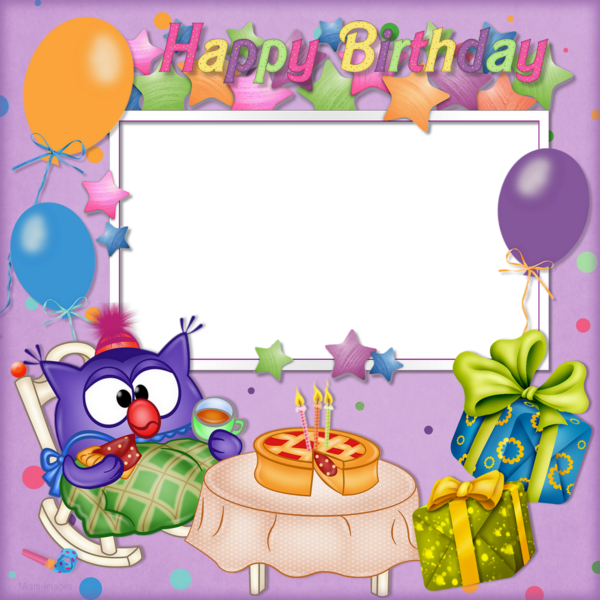 Cadre Anniversaire Png Happy Birthday Frame Png