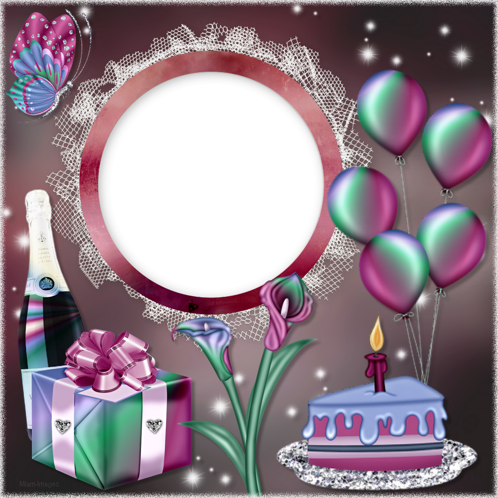 Cadre Anniversaire png . Birthday frame png